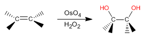 oxidación con tetraóxido de osmio